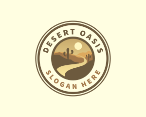 Western Desert Cactus  logo design