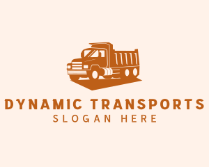 Logistics Transport Truck logo design