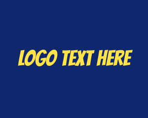 Comic Text Wordmark Logo