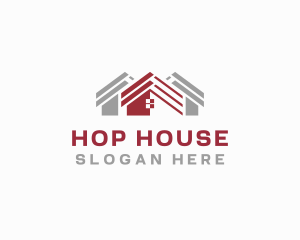 House Property Roof  logo design