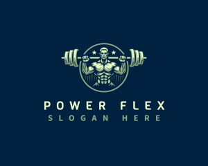 Weightlifting Gym Trainer logo design