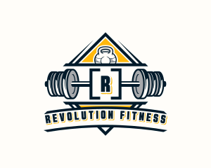 Fitness Gym Weights logo design