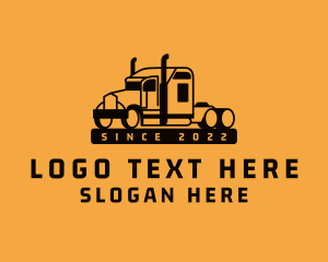 Freight Transport Truck logo