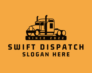 Freight Transport Truck logo