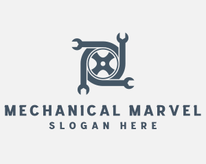  Auto Mechanic Tools logo design