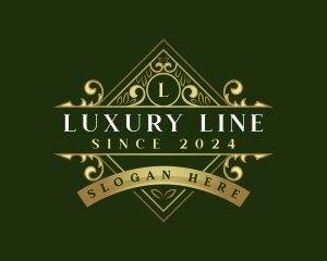 Luxury Leaf Boutique logo design