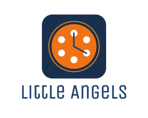 Film Reel Clock Logo