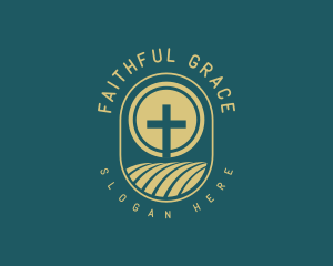 Christian Cross Church logo design