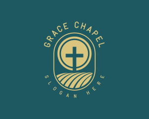 Christian Cross Church logo design