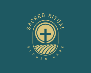 Christian Cross Church logo design