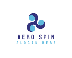 Propeller Fan Turbine logo design