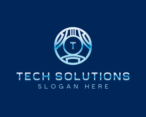 Cyber Software Technology logo design