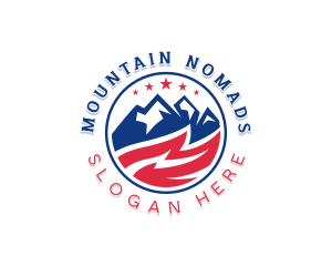 American Mountain Summit logo design