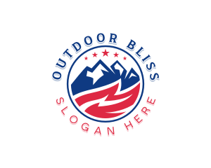 American Mountain Summit logo design