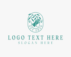 Landscaper Hand Gardener logo