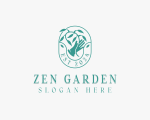 Landscaper Hand Gardener logo design