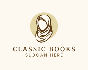 Traditional Hijab Woman logo