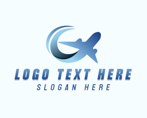 Flight Aviation Plane  logo