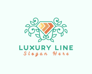 Luxury Organic Jewelry logo design