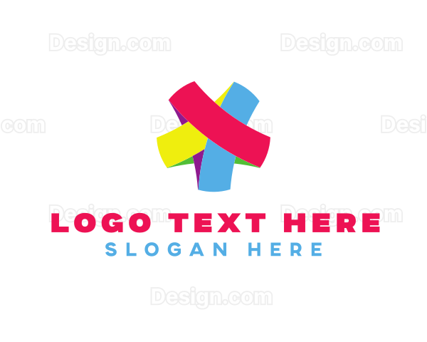 Colorful Rubber Star Logo