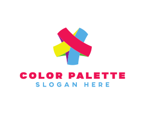 Colorful Rubber Star logo design