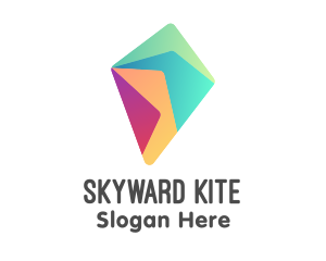Colorful Diamond Kite logo