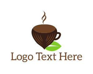 Hazelnut Coffee Cup logo