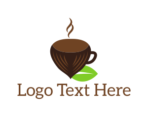 Hazelnut Coffee Cup Logo