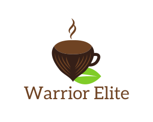 Hazelnut Coffee Cup logo