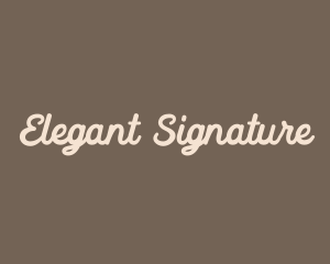 Quirky Cursive Handwriting logo design