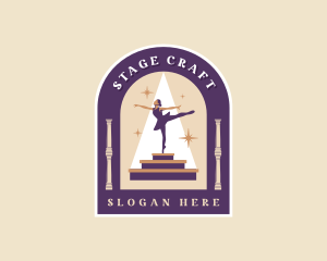 Stage Ballerina Dancer logo