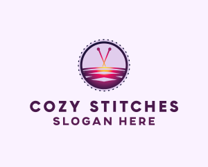 Cross Stitch Patch logo design