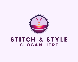 Cross Stitch Patch logo design