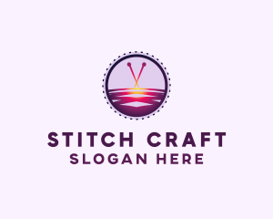 Cross Stitch Patch logo design