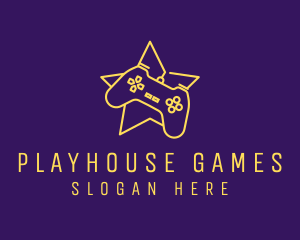 Game Controller Star  logo design