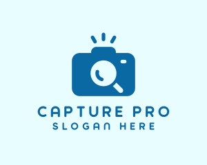 Blue Detective Camera  logo design