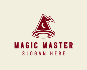 Magician Wizard Hat logo design