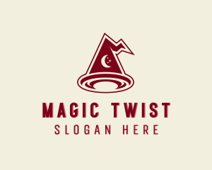 Magician Wizard Hat logo design