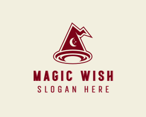 Magician Wizard Hat logo design