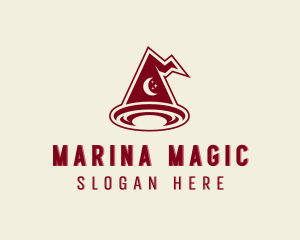 Magician Wizard Hat logo design