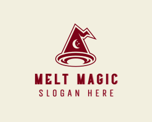 Magician Wizard Hat logo design