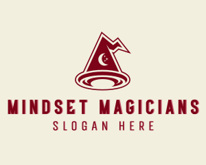 Magician Wizard Hat logo design