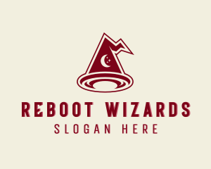 Magician Wizard Hat logo design