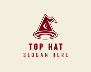 Magician Wizard Hat logo design