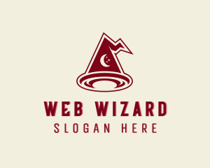 Magician Wizard Hat logo design