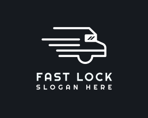 Fast Automotive Truck  logo design