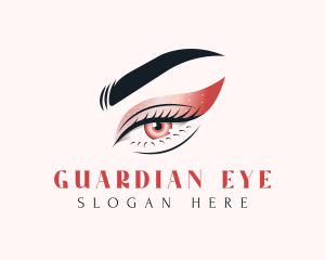 Glitter Eye Makeup logo design