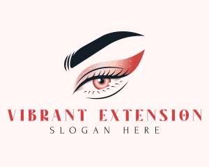 Glitter Eye Makeup logo design