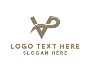 Luxury Swoosh Interior Design logo