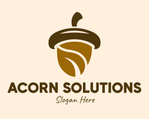 Brown Munch Acorn logo